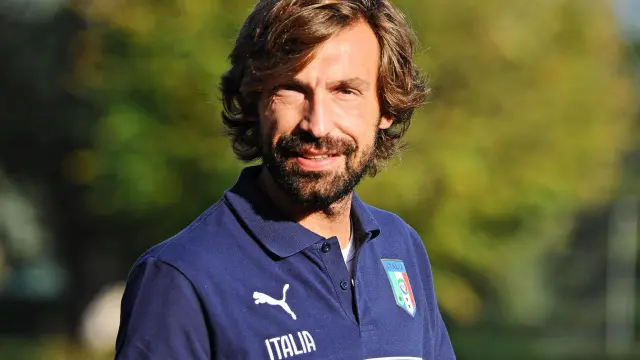 Florence (Italy).- (FILE) - Italian national soccer team player Andrea Pirlo attends his team's training session at the Federal Training Center of Coverciano in Florence, Italy, 06 October 2015 (re-issued on 08 August 2020). On 08 August 2020 Juventus announced to have appointed Andrea Pirlo as new head coach of the First Team. Pirlo, who has signed a two years contract till 30 June 2022, replaces Maurizio Sarri who has been relieved of his post as coach on 08 August 2020. (Italia, Florencia) EFE/EPA/MAURIZIO DEGL'INNOCENTI *** Local Caption *** 52294403 Andrea Pirlo new Juventus' head coach