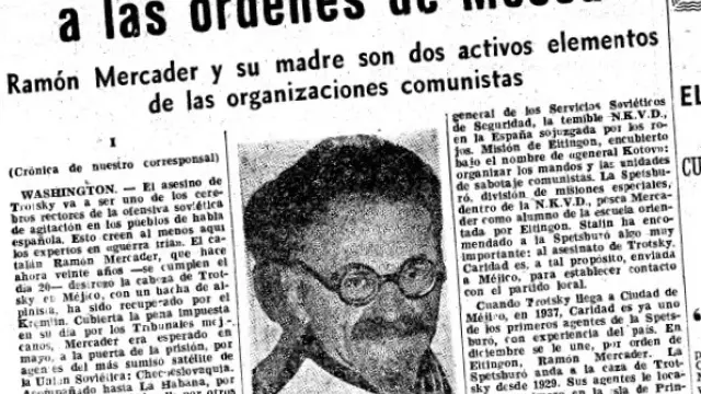 Recorte de HERALDO que se publicó sobre el asesinato de Trotsky.