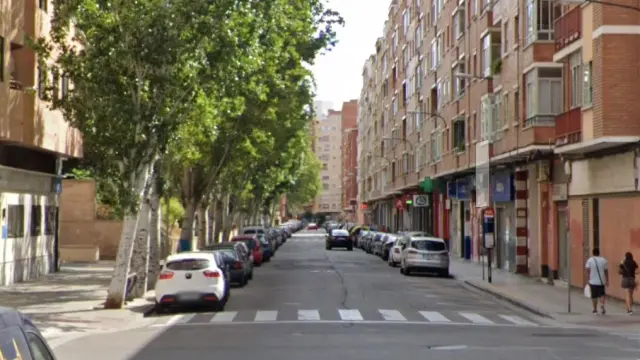 Imagen de la calle de Julián Sanz Ibáñez, en Zaragoza.