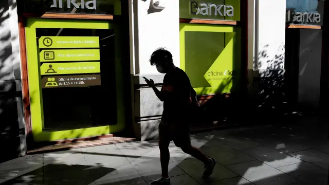 Oficina de Bankia en Madrid.
