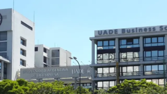 Imagen de la Universidad Argentina de la Empresa, en Buenos Aires, en la que impartía clases la docente fallecida.