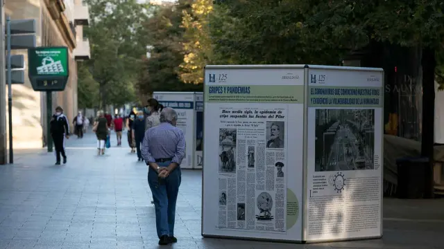 Una exposición en el paseo de la Independencia muestra algunas de las pequeñas y grandes historias recogidas por HERALDO en sus 125 años de historia.