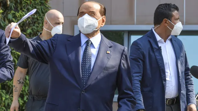 Berlusconi abandona el Hospital San Raffaele donde ha estado ingresado por coronavirus