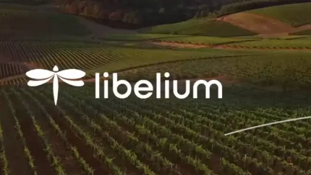 El nuevo logotipo de Libellium, una libélula con las alas desplegadas.