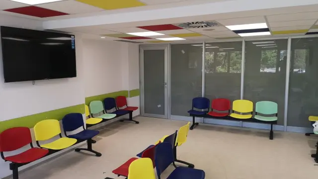 Sala de espera del Hospital Infantil