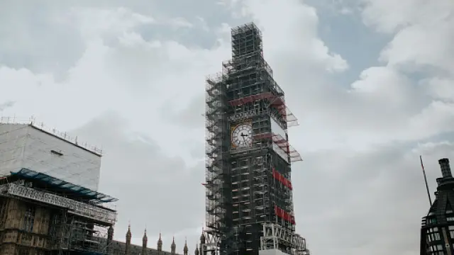 El Big Ben lleva cuatro años de obras.