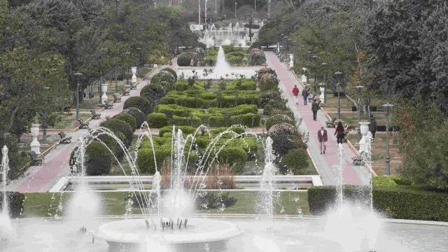 Vista del Parque Grande José Antonio Labordeta de Zaragoza