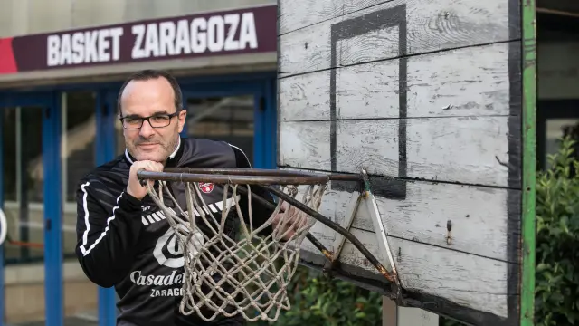 Diego Ocampo, entrenador del Casademont Zaragoza.