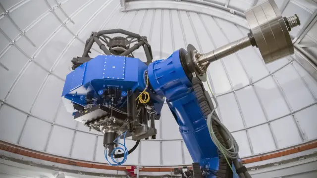 El telescopio PAST/80, instalado en Javalambre, es uno de los más potentes del mundo.