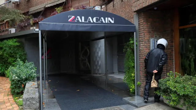 Exterior del restaurante Zalacaín en Madrid