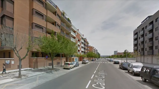 Calle Calatayud de Huesca