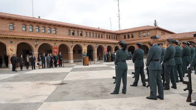Acto del 175 Aniversario de la Guardia Civil, en la Comandancia de Teruel 2014-05-13 Foto Jorge Escudero[[[HA ARCHIVO]]]