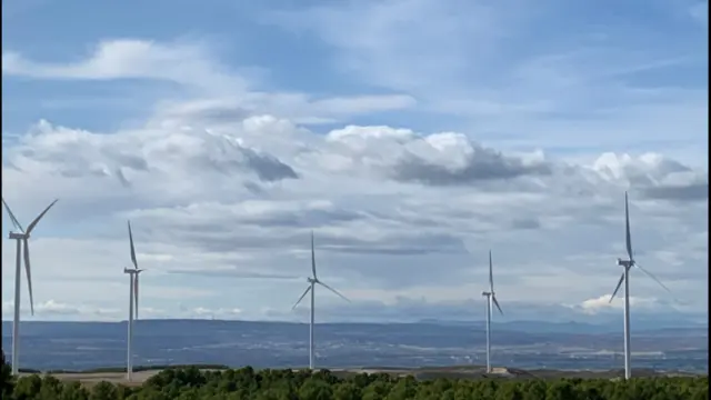 Parque eólico de Endesa en Aragón