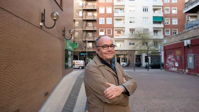 El monstisonense Enrique Playan, director de la Agencia Estatal de Investigación, en Zaragoza.