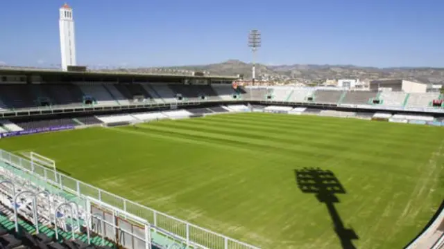 Estadio de Castalia, en Castellón, donde juega esta noche el Real Zaragoza.