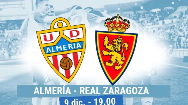 Horario y dónde ver el Almería-Real Zaragoza