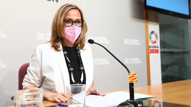 Mayte Pérez, en rueda de prensa