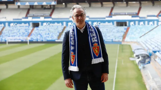 Presentación de Miguel Torrecilla como director deportivo del Real Zaragoza