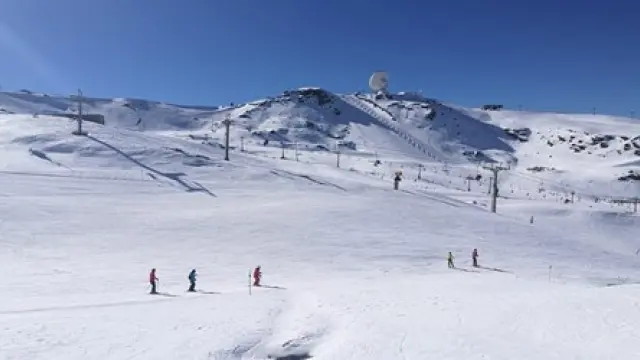 Una imagen de la estación de esquí de Sierra Nevada.