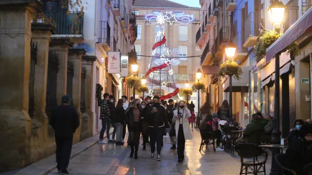 Ambiente en Huesca este 24 de diciembre, Nochebuena