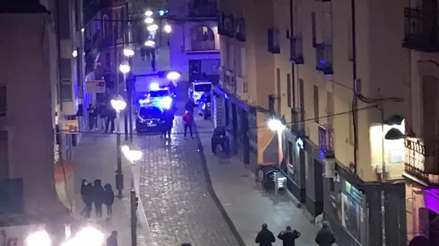 El apuñalamiento tuvo lugar el día de Navidad por la noche en la calle Argensolas de Huesca.