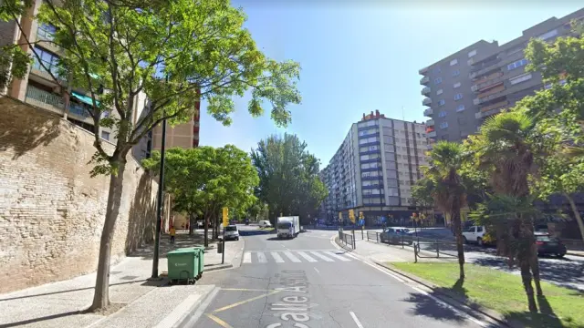 Una imagen de la calle de Asalto de Zaragoza.
