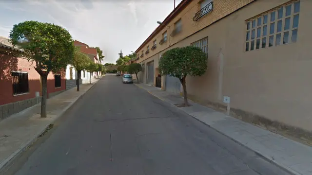 Calle Ermita de La Puebla de Alfindén.
