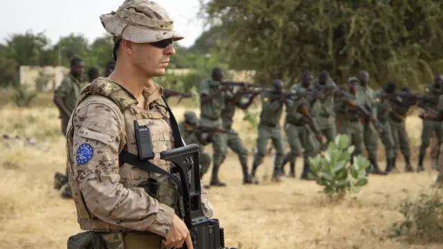 Tropas europeas educan al Ejército malí y se preopcupa de su seguridad ante el yihadismo.