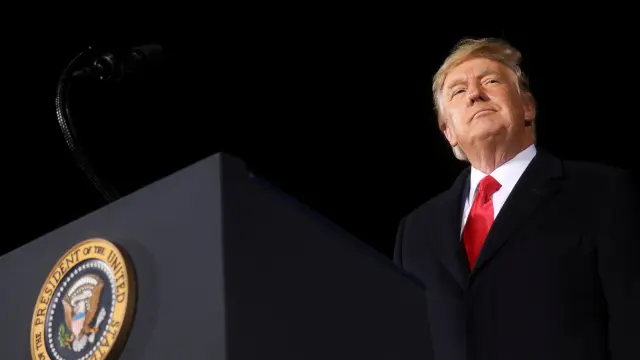 Donald Trump, en la pasada campaña en Dalton (Georgia)