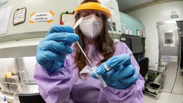 Realización de Test de antígenos en el Laboratorio Eurofins de Madrid
