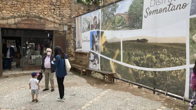 Lugar donde se levantará la nueva oficina turismo comarca del Somotano, en Alquézar.