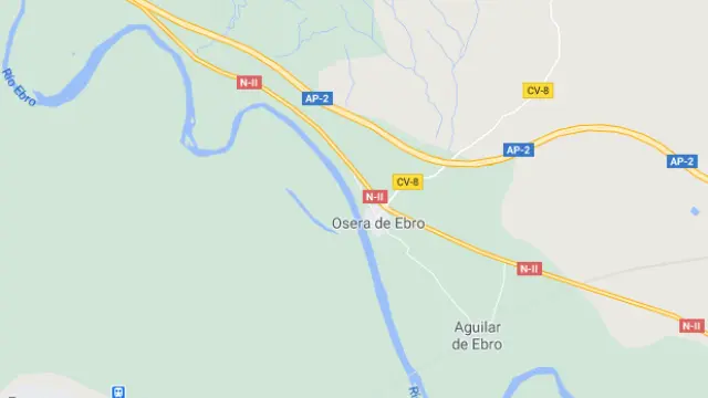 El accidente ha tenido lugar en la N-2 en Osera de Ebro.