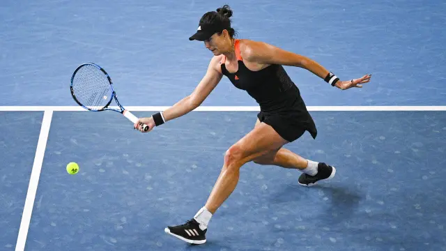 Garbiñe Muguruza en la final del Open de Australia.
