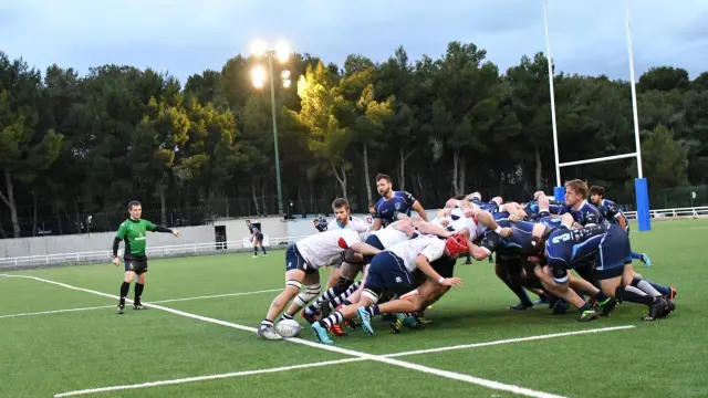 Partido entre el Fénix Club Rugby contra el Akra R.C