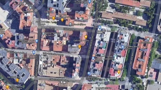 Los contenedores han ardido en las calles Gerona y Zaragoza la Vieja.