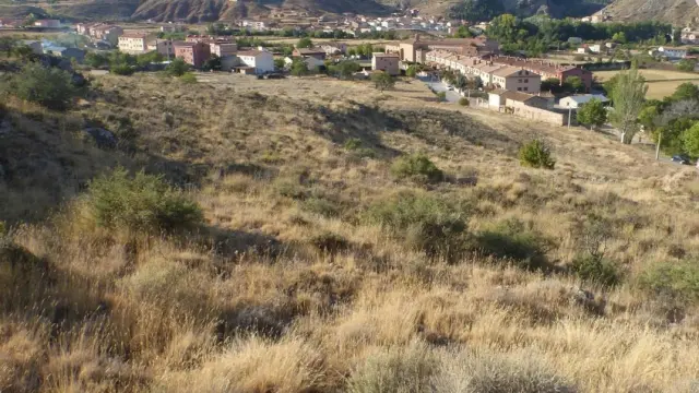 Terrenos en los que está proyectado el ecocamping de Albarracín.