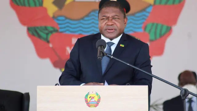 El presidente de Mozambique Filipe Nyusi