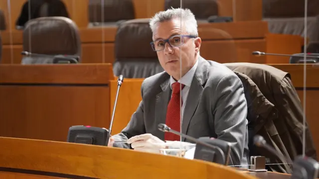Javier de Diego Pagola, director general de Deporte del Gobierno de Aragón, este martes.
