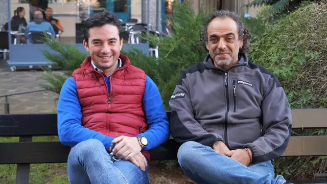 Carlos Pauner e Imanol Sánchez en 'Descubre tu tierra'.
