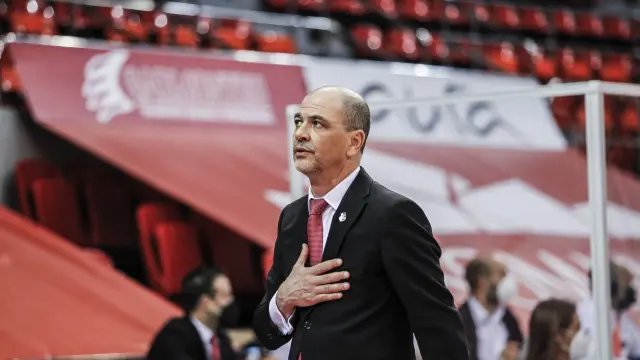 Sergio Hernández, entrenador del Casademont Zaragoza.