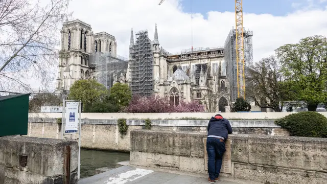 Notre Dame, cuando se cumple el segundo aniversario del incendio.