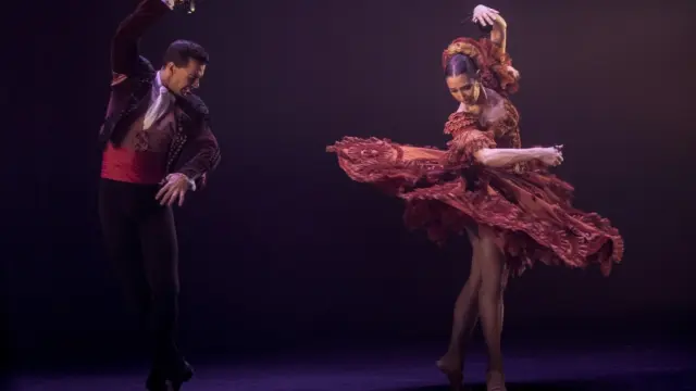 El Ballet Nacional, en una representación de 'Invocación'.