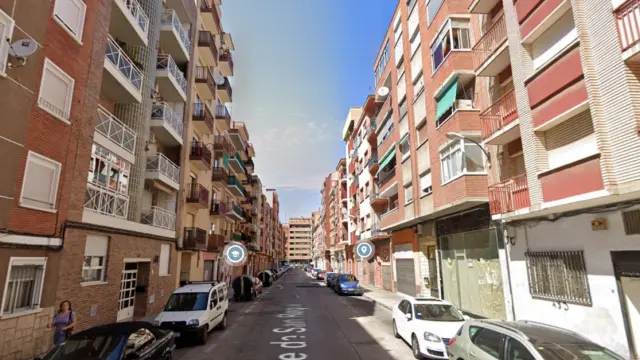 Una imagen de la calle de San Roque, en el barrio de Las Delicias de Zaragoza.