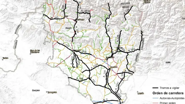 Radares de la DGT en la provincia de Huesca