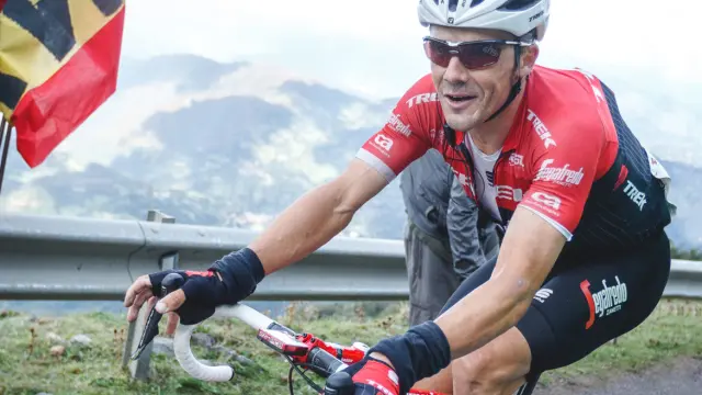Markel Irizar, en la Vuelta a España.