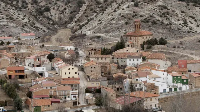 Vista del municipio de Bea, en la provincia de Teruel.