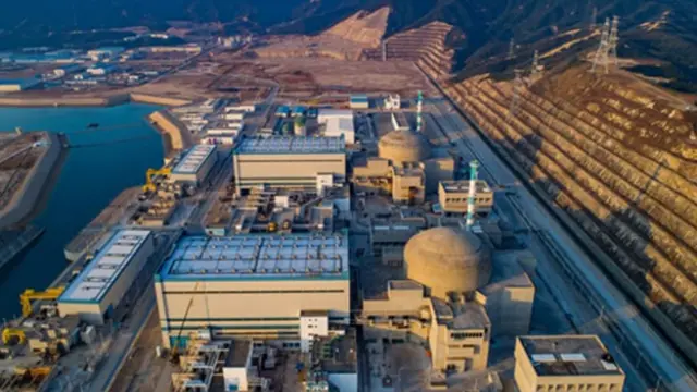 Central nuclear de Taishan (China).