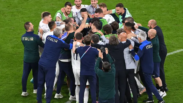 Italia celebra el pase a semifinales de la Eurocopa
