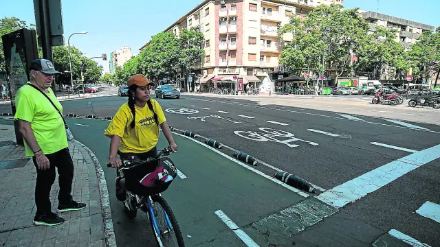 La conexión del carril bici de Duquesa Villahermosa es uno de los proyectos presentados.