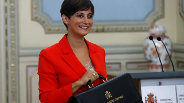 La nueva ministra de Política Territorial, Isabel Rodríguez, este lunes.